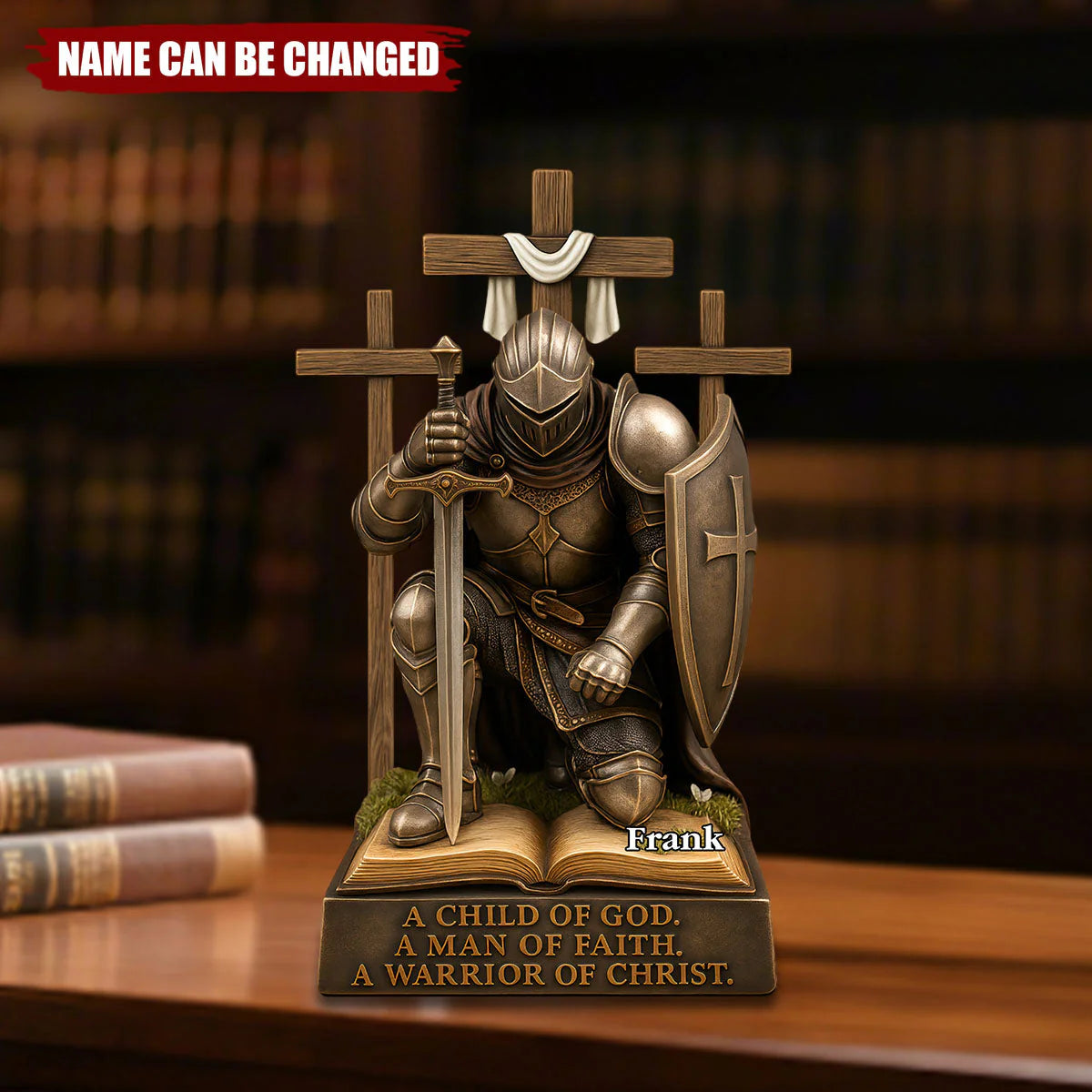 Personalized Armor Of God Plaque personalization view for Dad