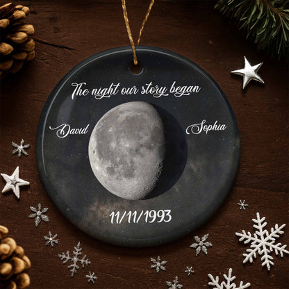The Night Our Story Began Moon And Stars