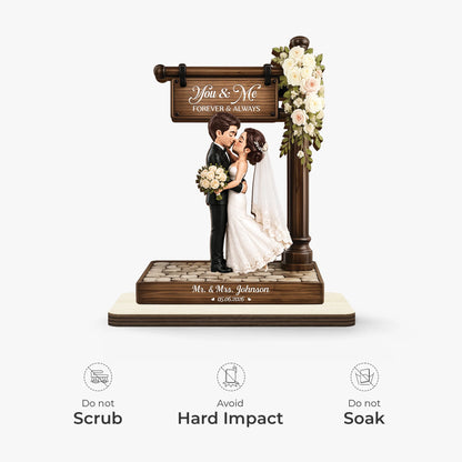 Plaque gift-ready design for Couples