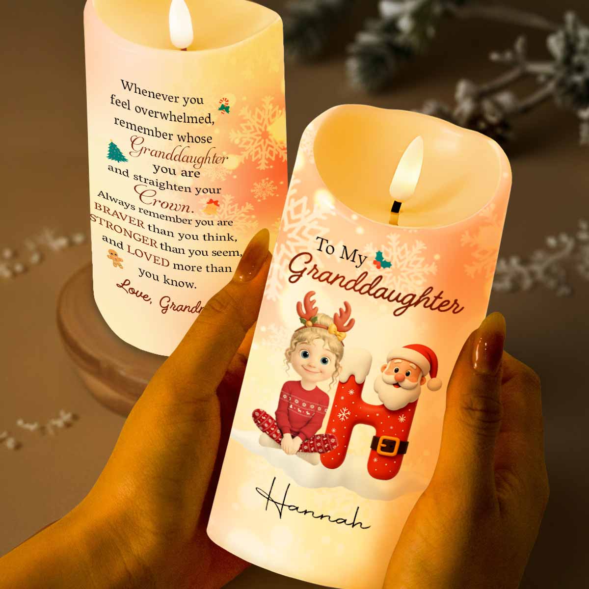 Remember Whose Granddaughter You Are, Santa Claus And Reindeer