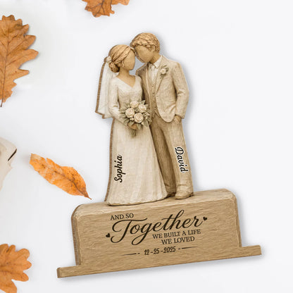 Plaque gift-ready design for Couples