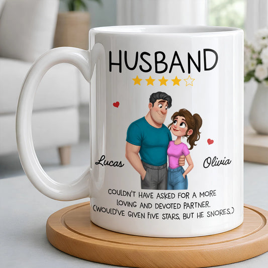 Funny Personalized Husband Coffee Mug personalization view for Husband
