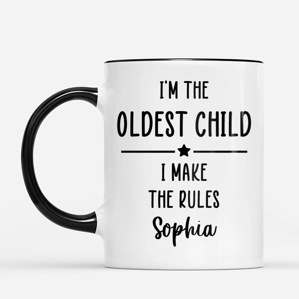 Sibling Roles Mug - Personalized Coffee Cup Gift for Sister and Brother