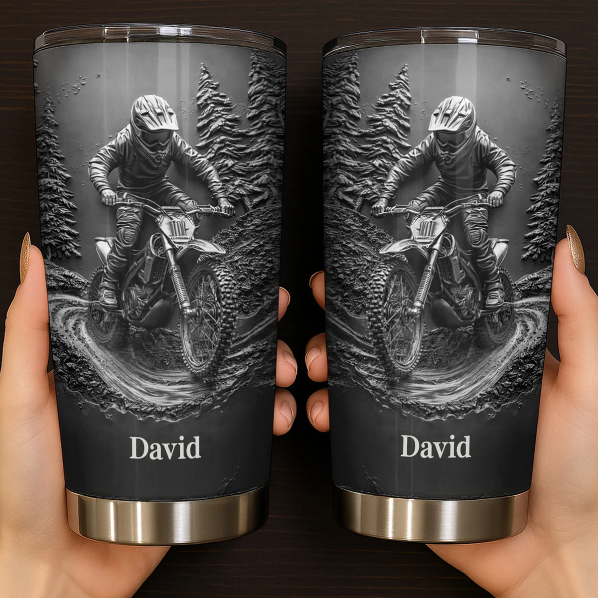 Experience The Thrill Of The Ride, Motorcycle And Rider