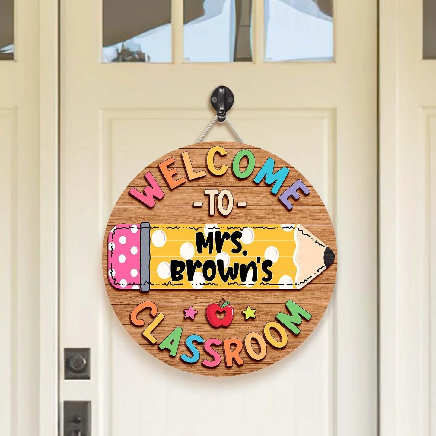 Wood Sign gift-ready design for Teacher