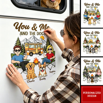 Personalized Rv Decal personalization view for Couples