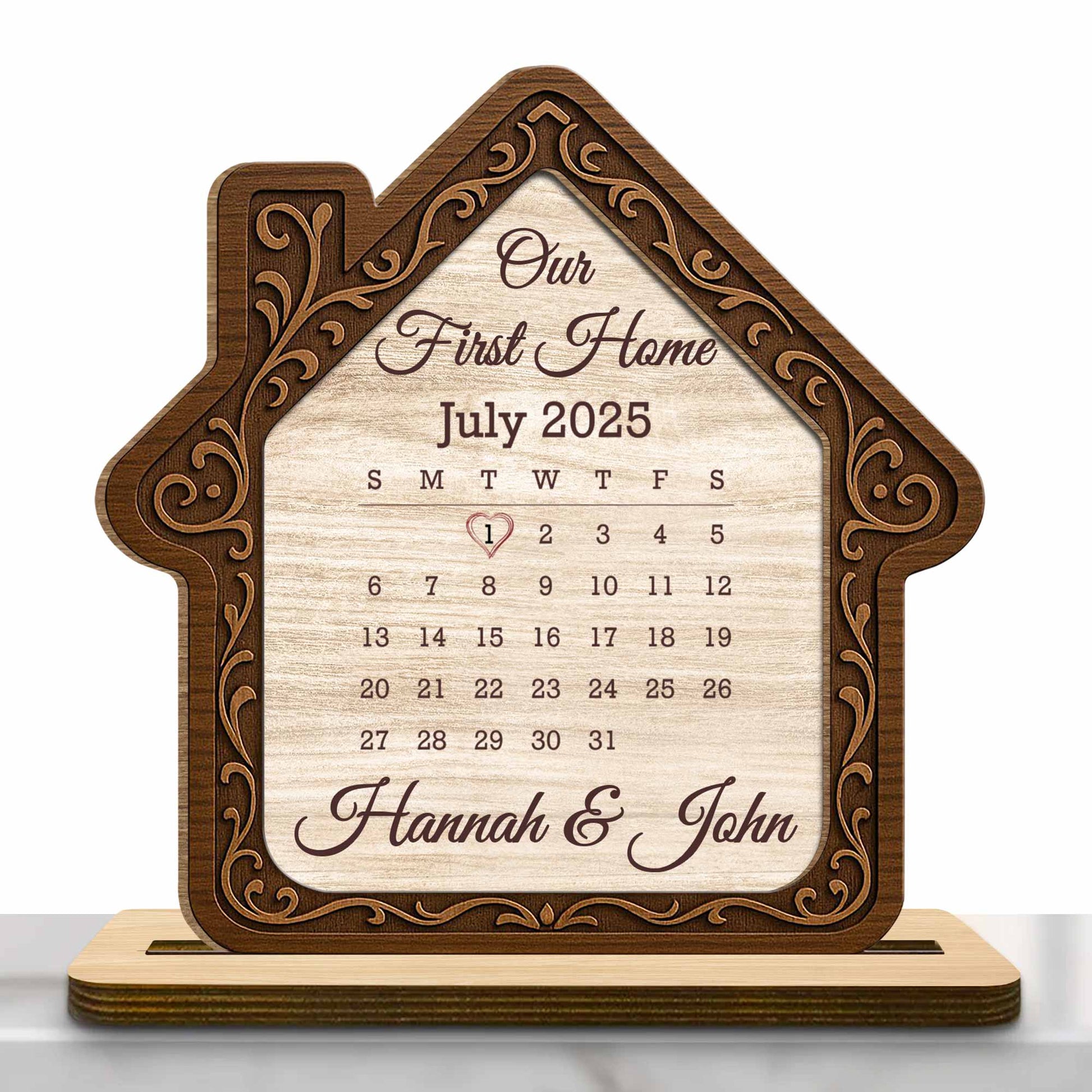 Plaque gift-ready design for Couples