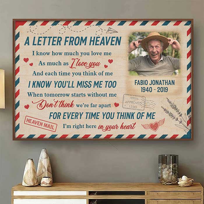 Custom Memorial Canvas Print for Family with personalized design details for meaningful gifting
