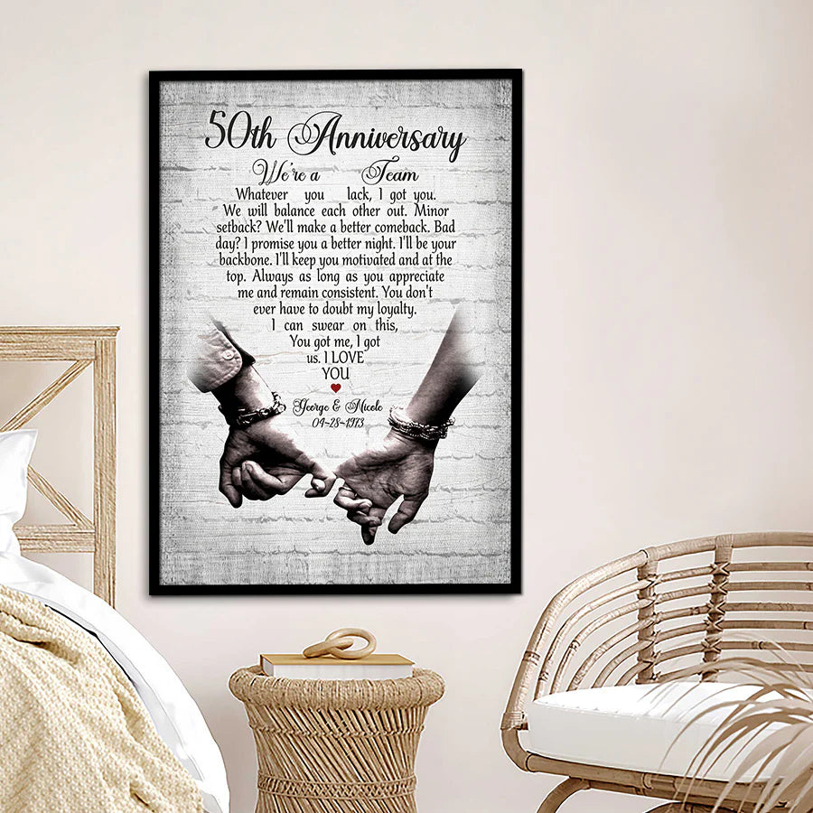 Personalized 50Th Wedding Anniversary Gifts personalization view for Husband