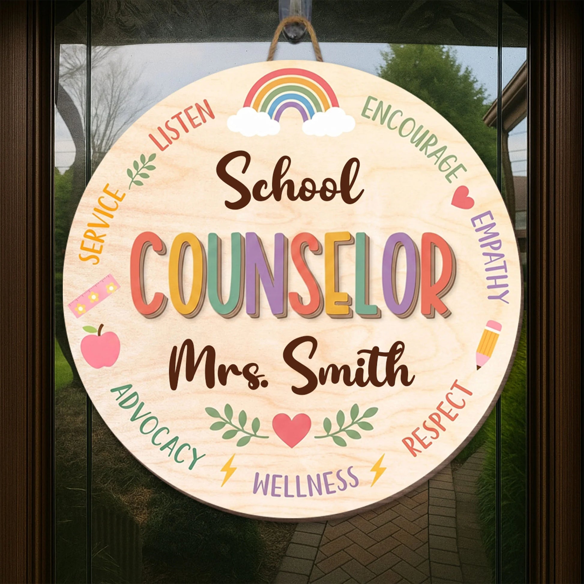 Wood Sign gift-ready design for Teacher
