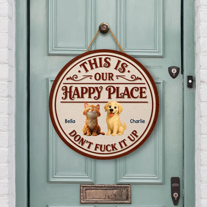 Personalized Pet Wood Sign personalization view for Dog Lovers