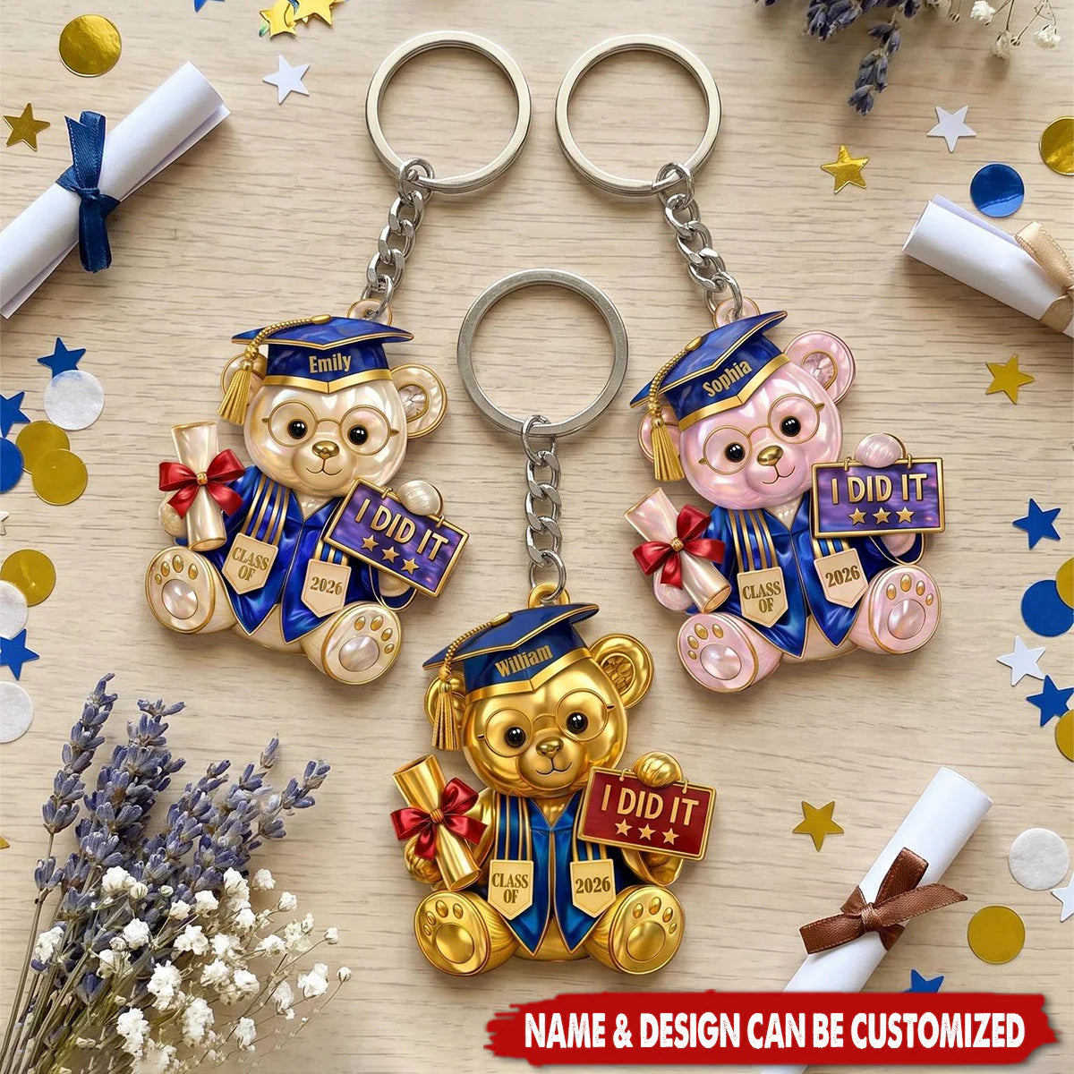 Keychain detail view for Daughter/Granddaughter
