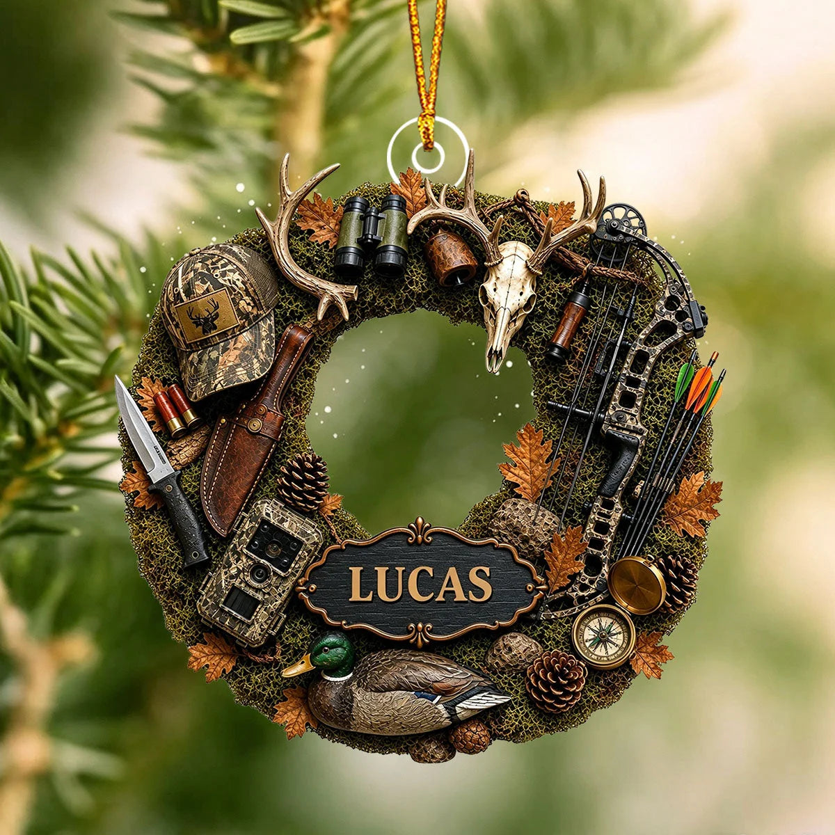 Hunting Is A Way Of Life - Personalized Acrylic Ornament for Hunting Lovers