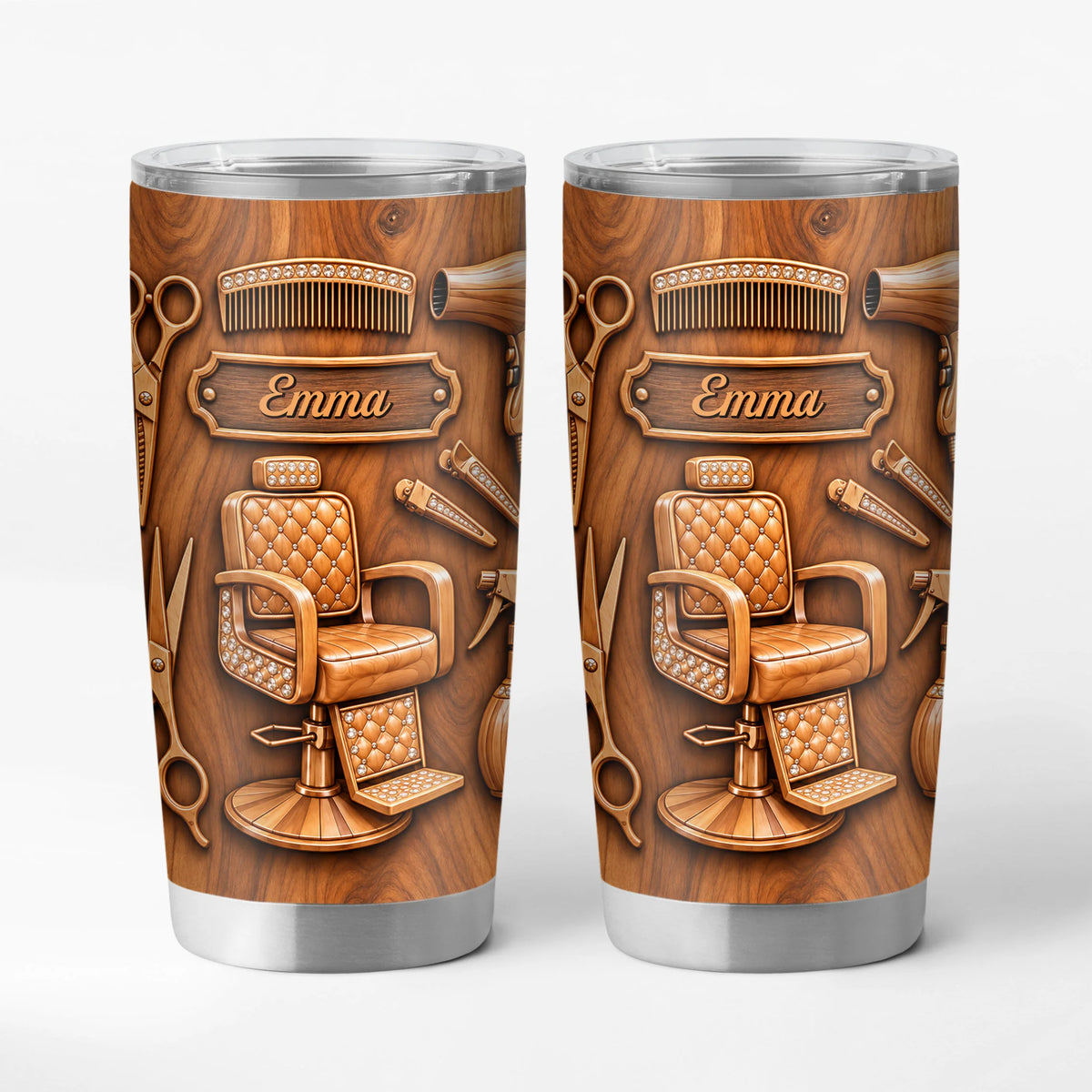 Custom Hair Salon Tumbler - Personalized Hairstylist Gift