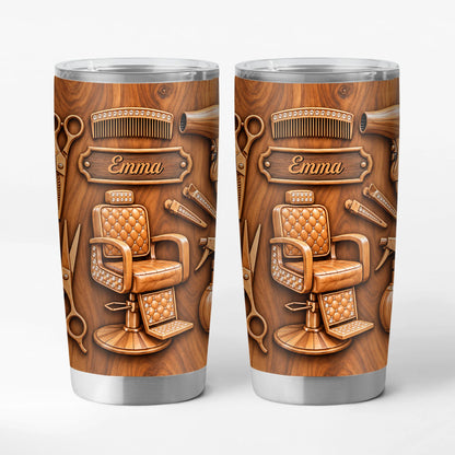 Custom Hair Salon Tumbler - Personalized Hairstylist Gift