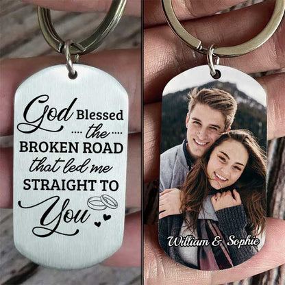 Custom Photo Keychain personalization view for Couples