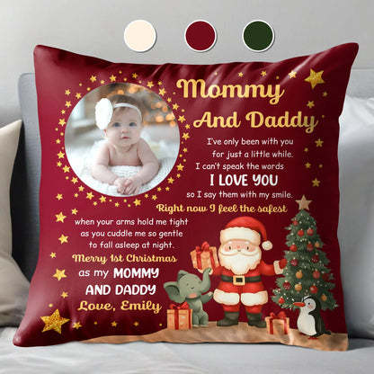 Merry 1st Christmas As My Mommy And Daddy With Seasonal Characters