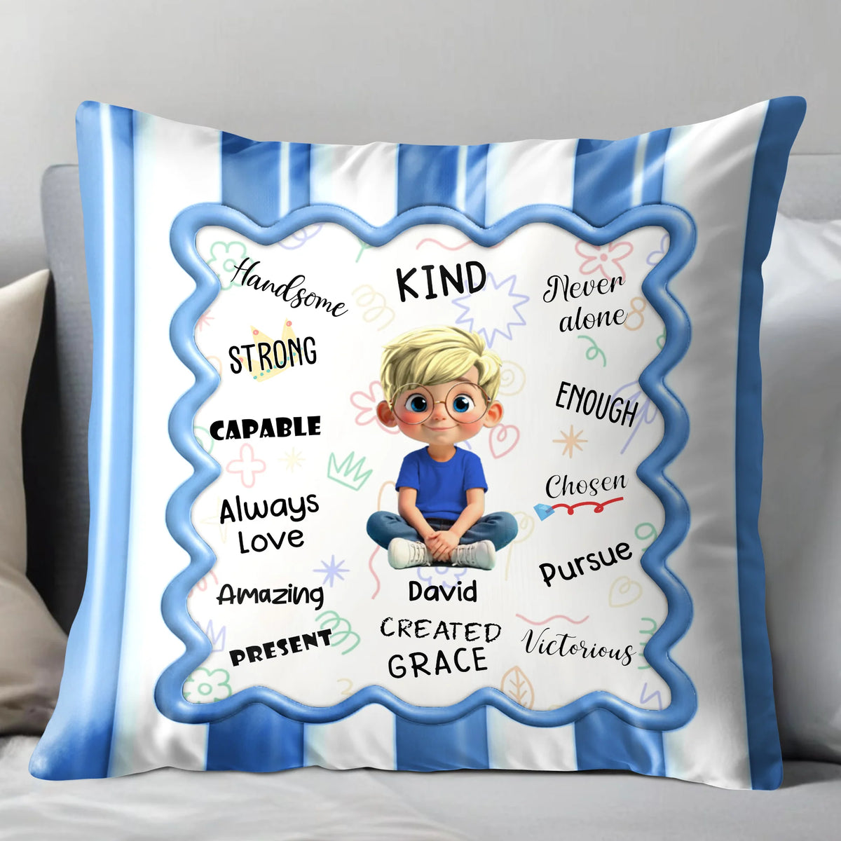 Beautiful Kind Strong Capable Always Love Amazing Pillow