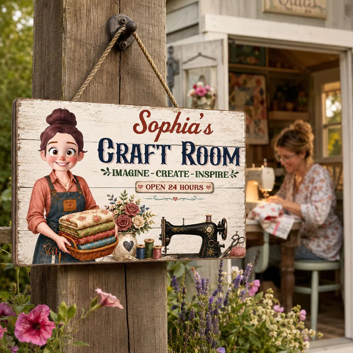 Wood Sign gift-ready design for Mom
