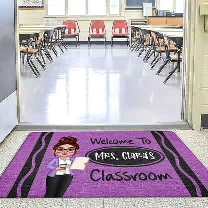Personalized Teacher Doormat personalization view for Teacher