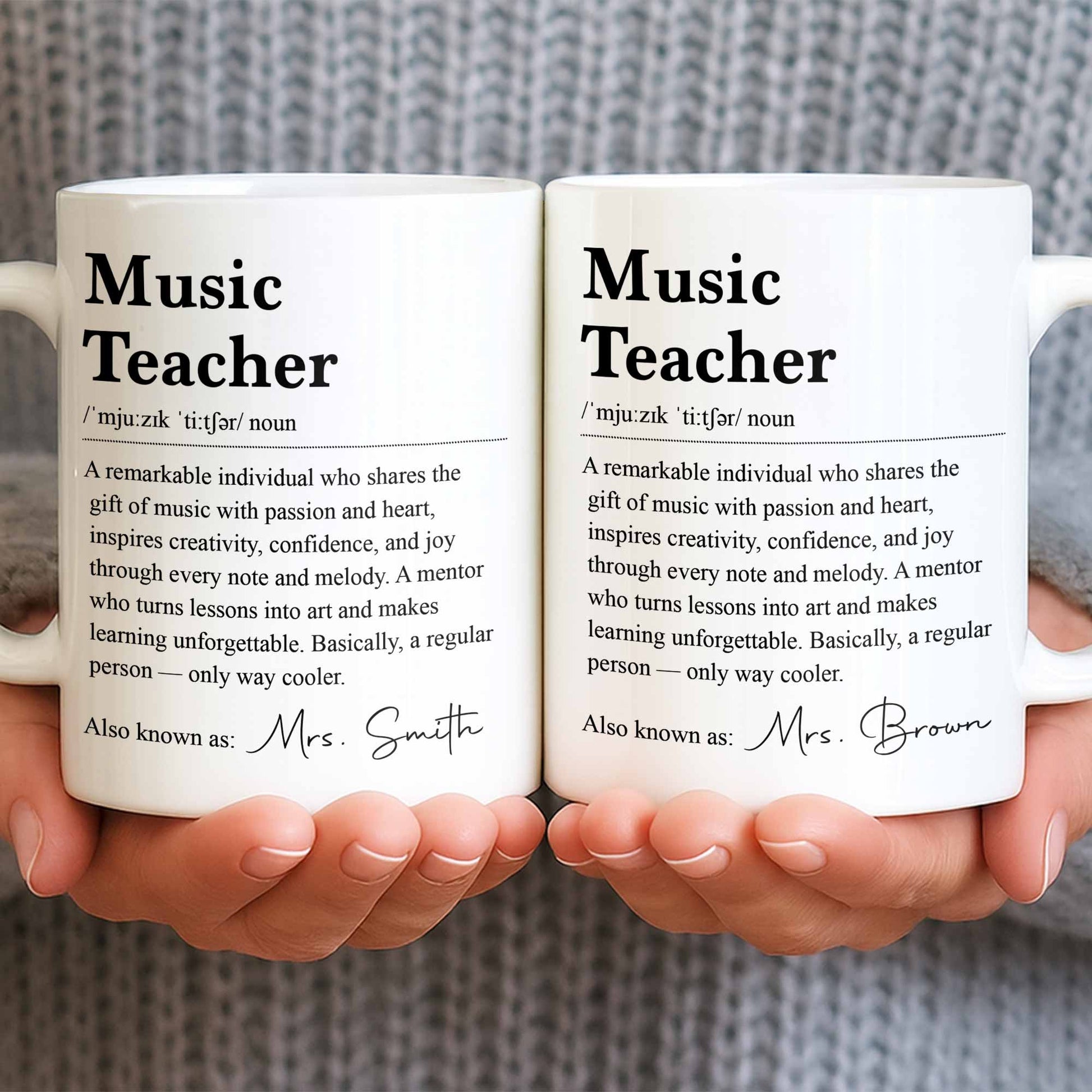 Personalized Music Teacher Gift for Teacher with personalized design details for meaningful gifting image 6