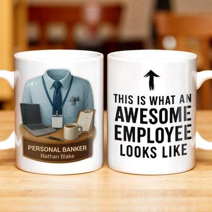 Custom Employee Appreciation Mug for Colleagues with personalized design details for meaningful gifting image 9