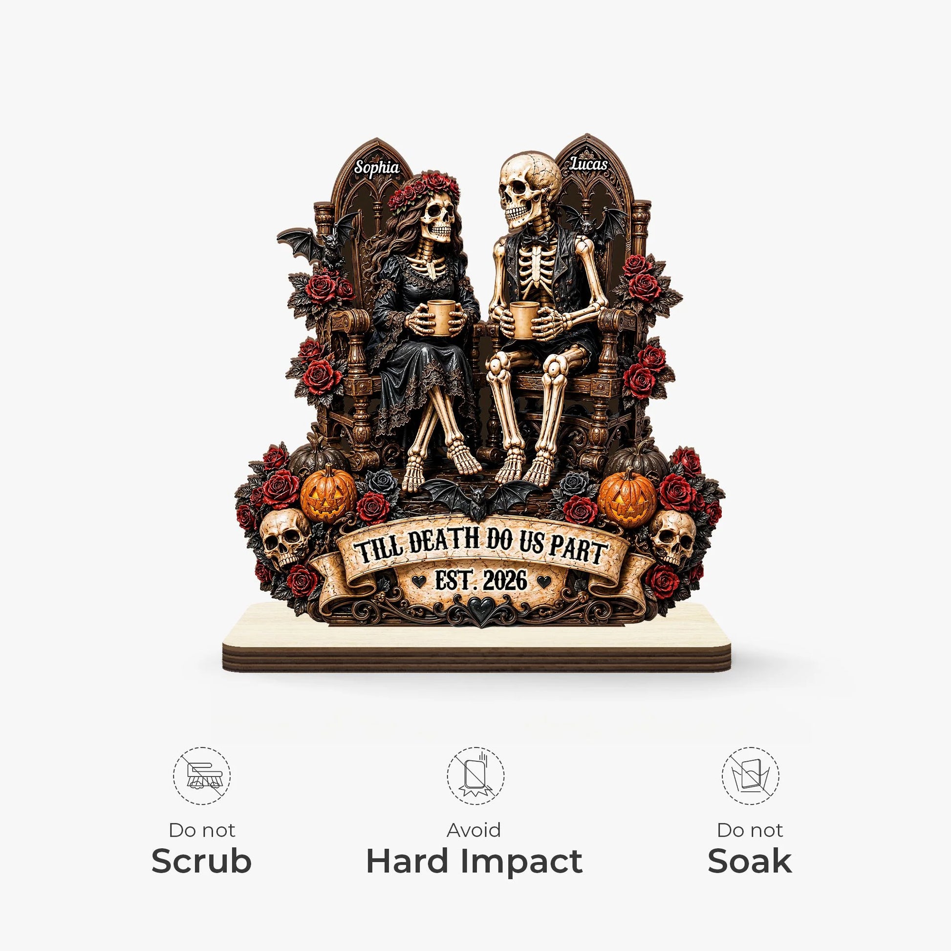 Wood Sign gift-ready design for Couples