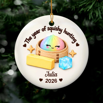 Squishy Dumpling 2026 Christmas - Personalized Ceramic Ornament, Viral Dumpling Squishy, Kids Christmas, Squishy Hunting Squishies, Butter Ornament b6c5b550-a72a-4395-baea-a64e7242eac8-6aad1ccdc2b14.jfif