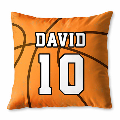 Customize Your Basketball Jersey Pillow With Any Name And Number