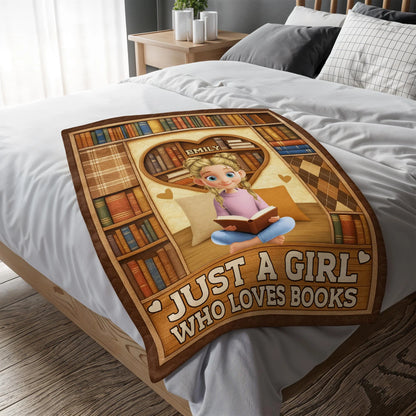Just A Boy Who Loves Books, Heart And Books Design
