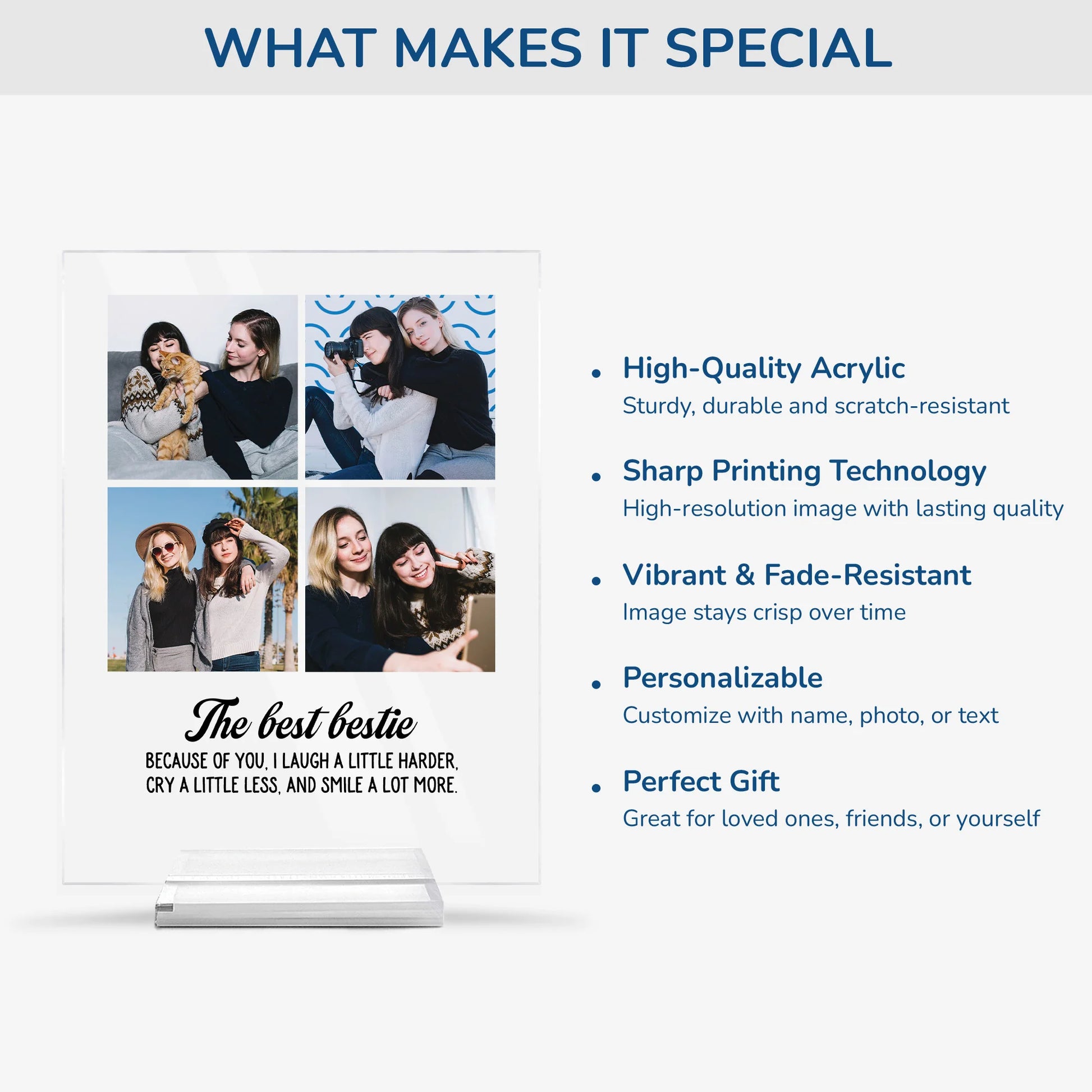 Plaque gift-ready design for Best Friends