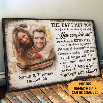 Custom Anniversary Canvas Print for Couples with personalized design details for meaningful gifting