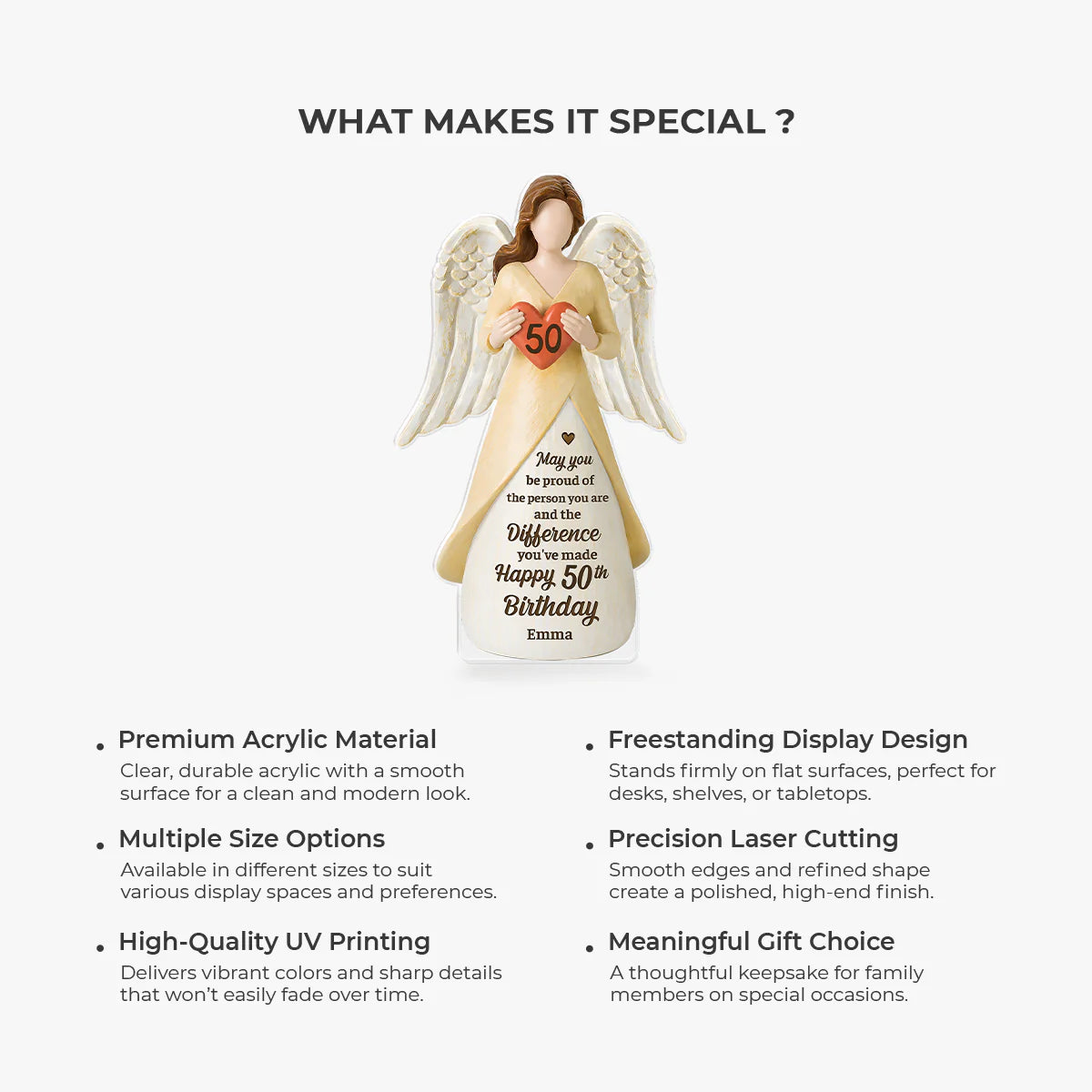 Plaque gift-ready design for Mom