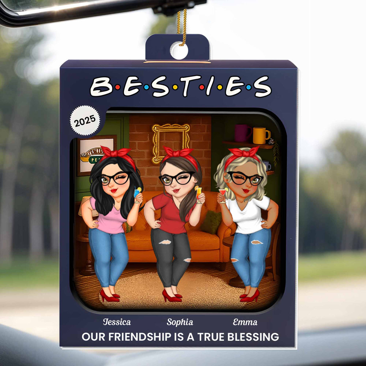 Our Friendship Is A True Blessing, Animated Female Friends