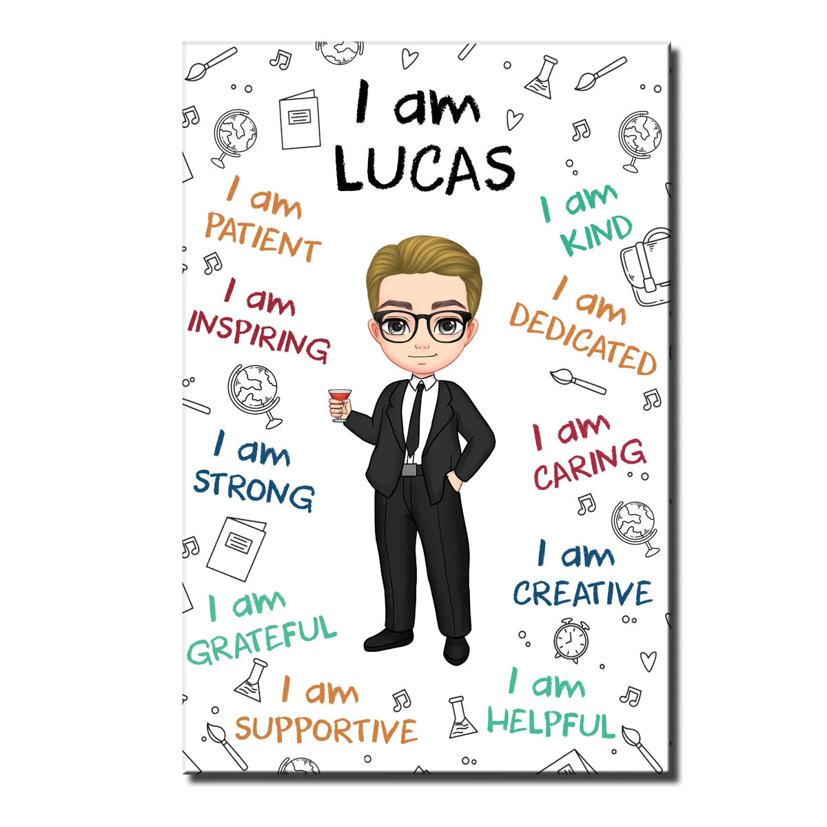 I Am Patient, Inspiring, Strong, Creative Poster
