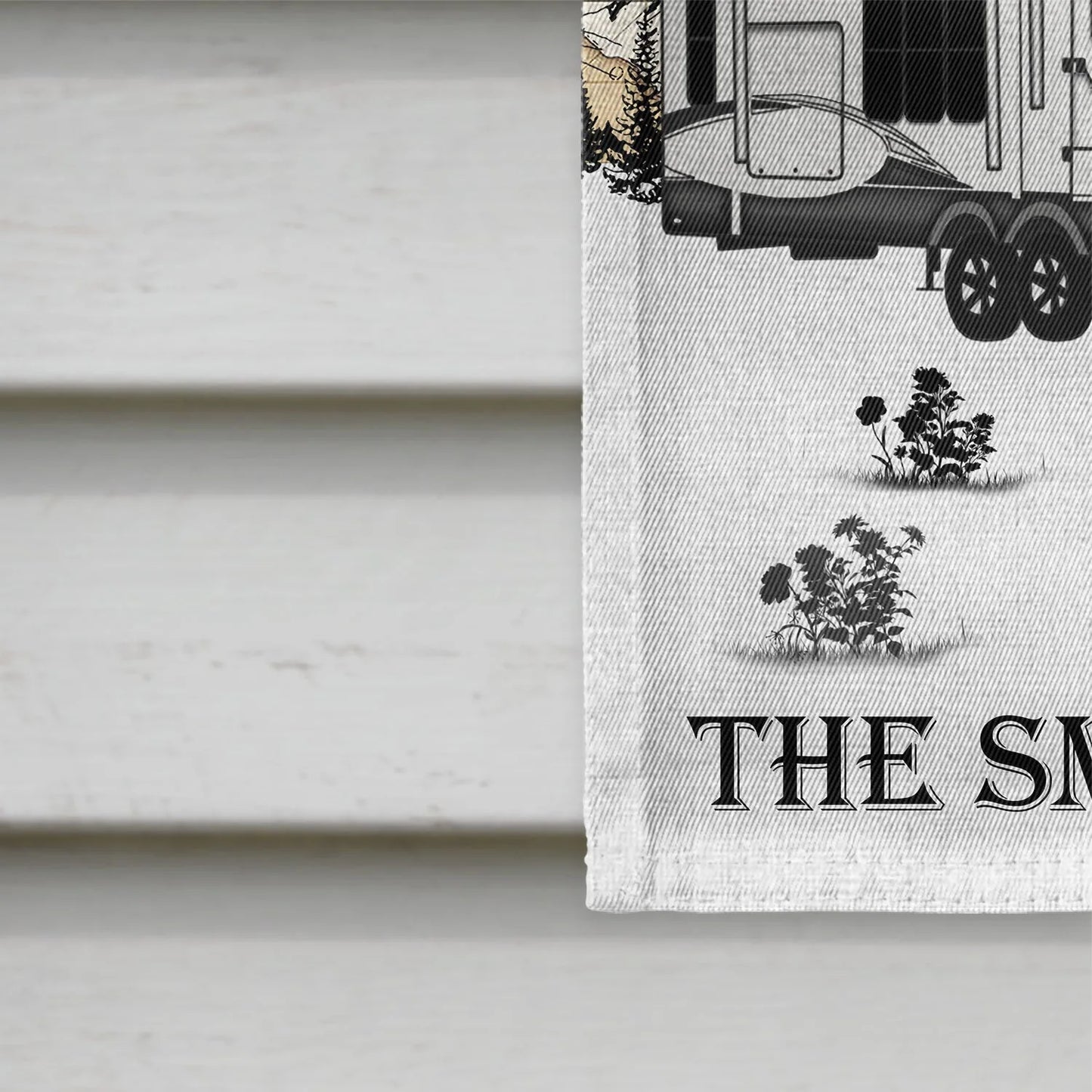 Drive Slow Drunk Campers Matter - Personalized Camping Garden Flag for RV & Outdoor Decor