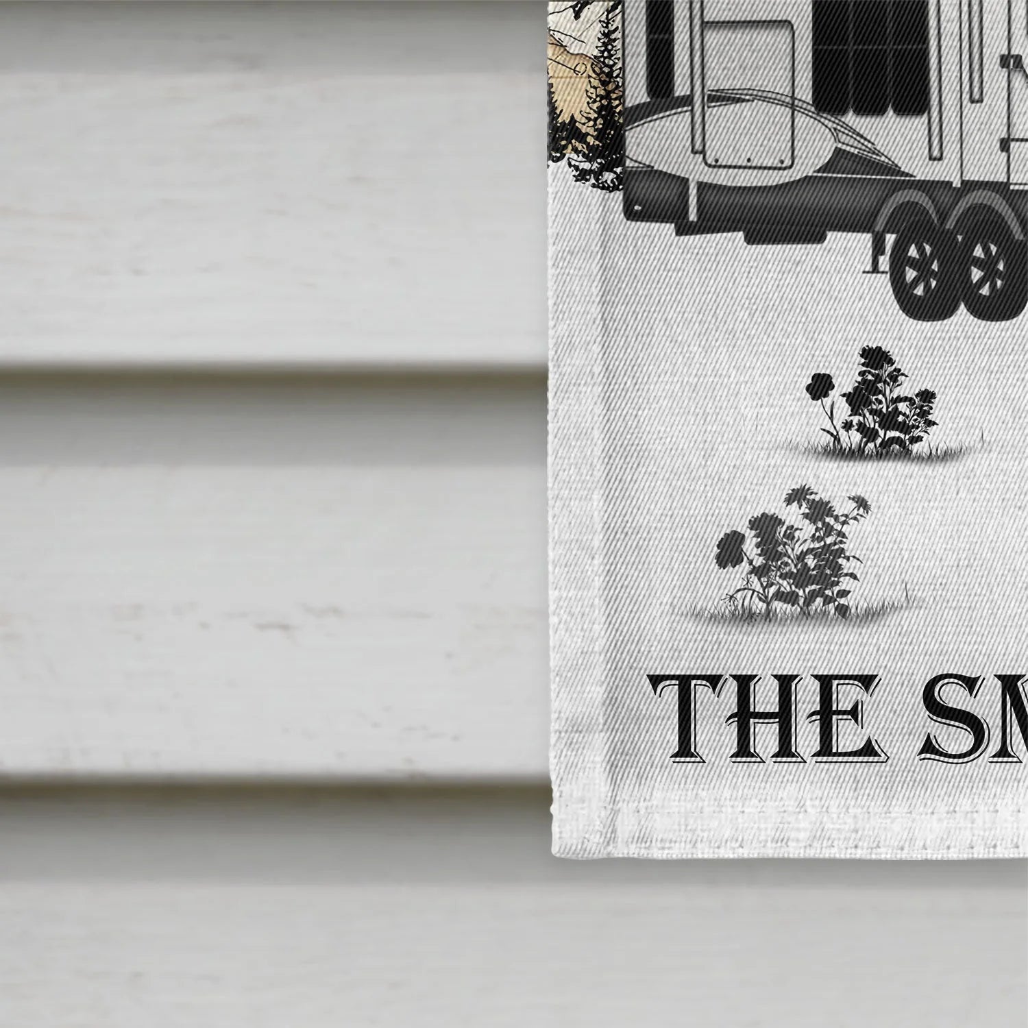 Drive Slow Drunk Campers Matter - Personalized Camping Garden Flag for RV & Outdoor Decor