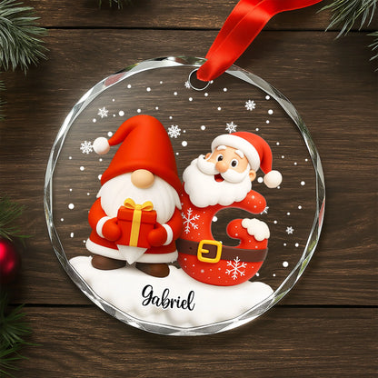 Capture The Magic Of Christmas Santa And Gnome
