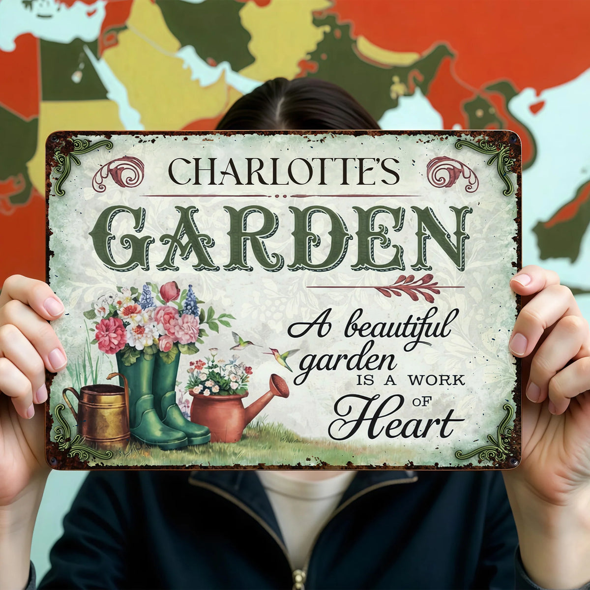 A Beautiful Garden Is A Work Of Heart, Flowers And Garden Boots