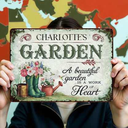 A Beautiful Garden Is A Work Of Heart, Flowers And Garden Boots