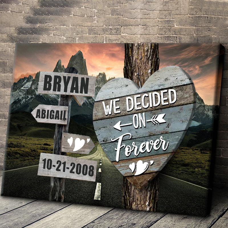 "You And Me We Got This" Personalized Couple Canvas / Poster - Custom Anniversary Wall Art Gift