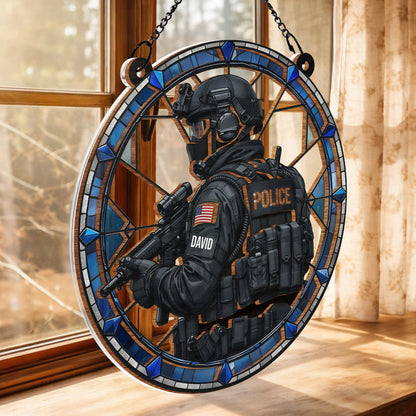 Suncatcher Ornament gift-ready design for Family