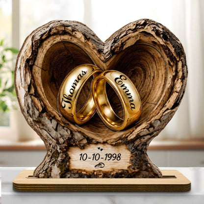 Custom Couple Anniversary Gift personalization view for Couples