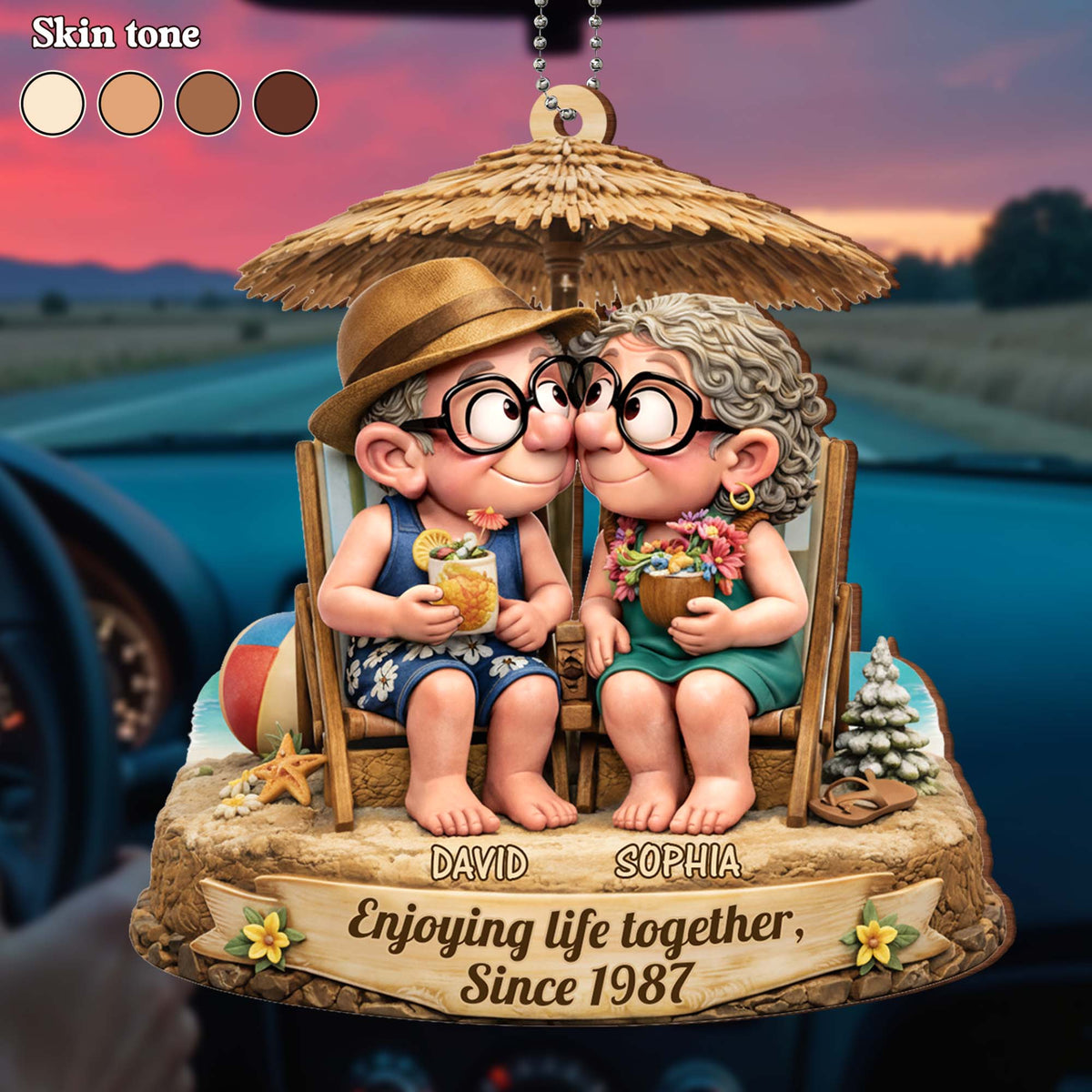 Enjoying Life Together With Tropical Theme