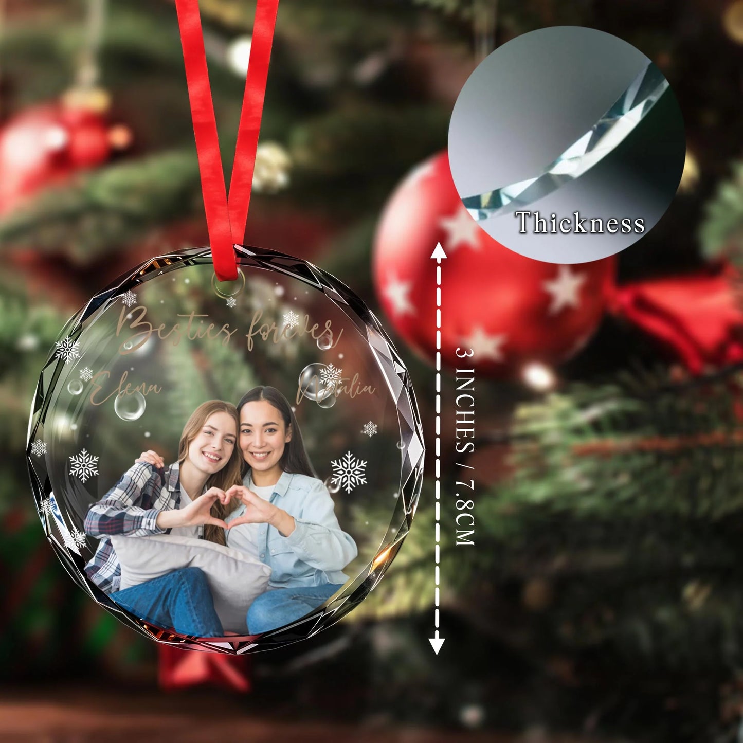 Custom Best Friend Ornament personalization view for Best Friends