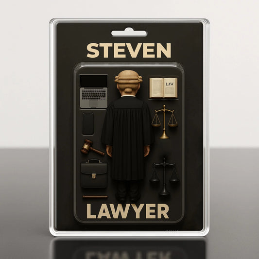Personalized Lawyer Acrylic Plaque personalization view for Colleagues
