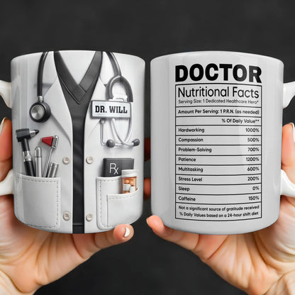 Personalized Doctor Gifts personalization view for Nurse