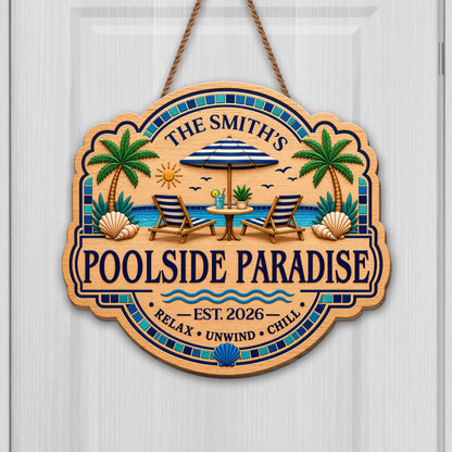 Wood Sign detail view for Couples