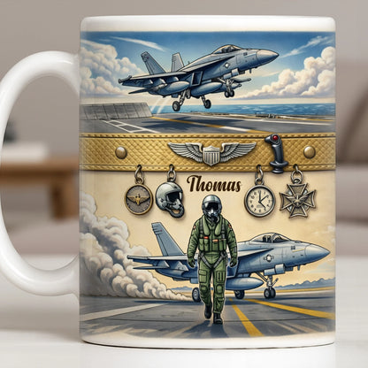 Customizable Military Pilot And Jets Theme