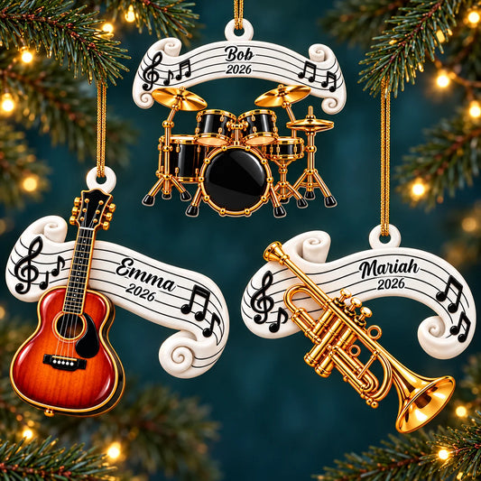 Classic Music Instrument Gift For Band Student, Music Teacher - Personalized Real 3D Ornament 8a97fcbb-1234-4638-a76a-2c798a47e5d8-3.png